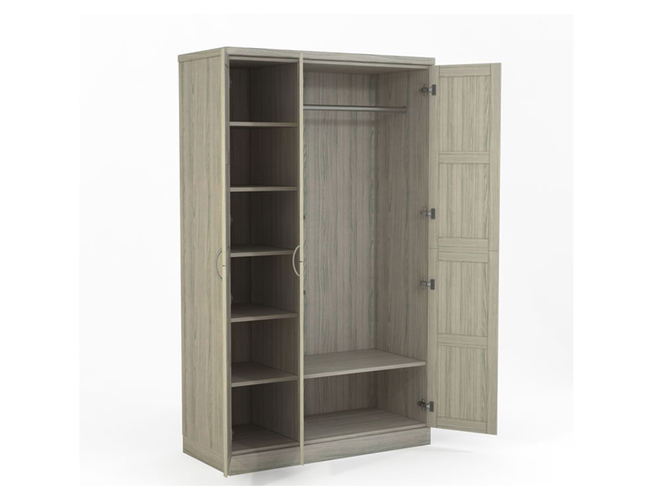 Шкаф распашной 3-х створчатый Варна Комби Тополь