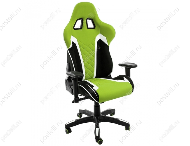 Игровое кресло Prime черное/зеленое (Арт. 1858)