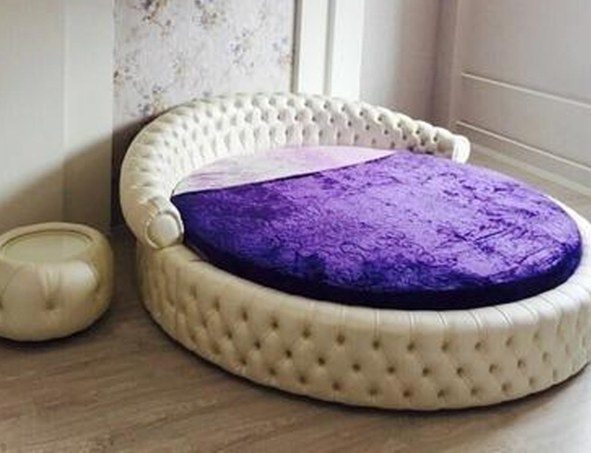 Купить круглую кровать Letti Soft Wall