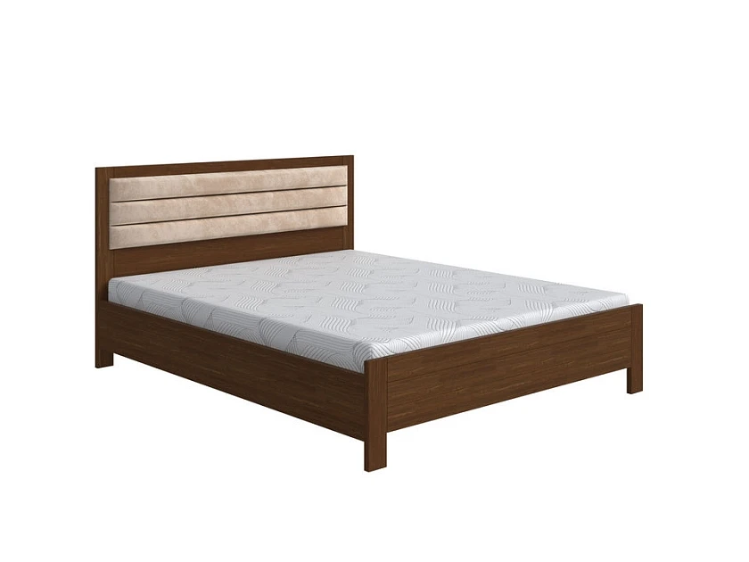 Кровать Райтон Prima с ПМ Лофти Бежевый/Мокко (сосна)